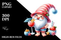 Cute Gnome Cocktail Beachwear PNG Product Image 2