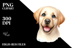 Cute Happy Labrador Retriever, High-Res PNG Product Image 2