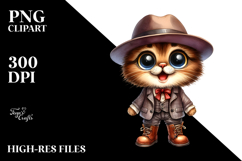 Expressive Cat Sticker Product Image 2