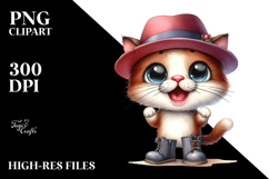 Expressive Cat Sticker Product Image 2