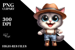 Expressive Cat Sticker Product Image 2