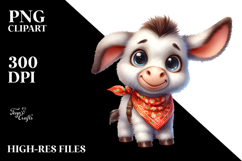 Confused Baby Donkey with Big Eyes | Sublimation | Clipart Product Image 2