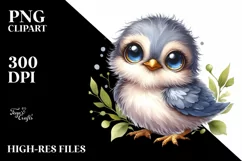 a cute baby bird, High-Res PNG Product Image 1