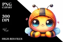 Smiling Baby Bee with Paper Helmet Product Image 3