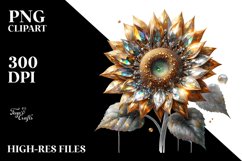 Sunflower Watercolor Art Product Image 3