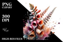 Abstract Artistic Foxglove Splash Product Image 3