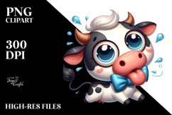 Ridiculously Cute Cartoon Cow Product Image 2