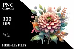 Detailed Stained Zinnia Marble | Clipart Product Image 3