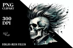 a Watercolor Style Simple Halloween PNG Product Image 3