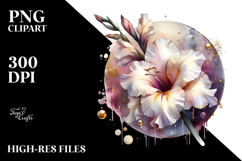 Abstract Gladiolus PNG Product Image 2
