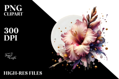 Abstract Glossy Gladiolus PNG Product Image 2