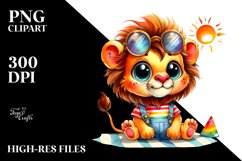 Goofy Baby Lion PNG Product Image 2