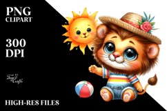 Goofy Baby Lion PNG Product Image 2