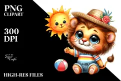 Goofy Baby Lion PNG Product Image 2
