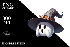 Funny Digital Painting of Witch Hat PNG Product Image 2