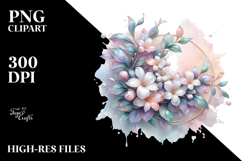 Shiny Jasmine -like Abstract, 20 oz Tumbler PNG Product Image 2