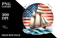 Watercolor Vintage Sailboat with Stars, 20 oz Tumbler Product Image 2