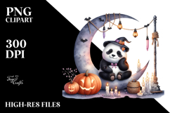 Watercolor Koala in Halloween Style PNG Product Image 2