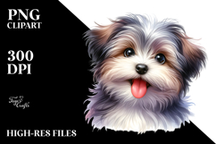 Watercolor Baby Havanese PNG Product Image 2