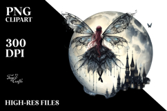 Gothic Fairy with Easter Egg PNG Product Image 2