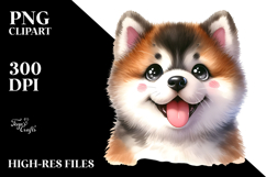 Creative Baby Akita PNG Product Image 2