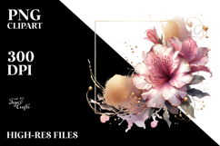 Shiny Abstract Azalea PNG Product Image 2