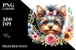 Sweet Yorkshire Terrier Clipart Product Image 3