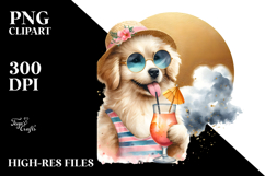 Dog in Beachwear, Transparent PNG Product Image 2