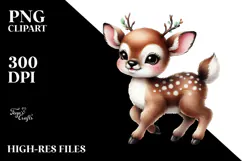 Cute Baby Deer, Transparent PNG Product Image 2