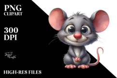 Funny Mouse Clipart Product Image 2