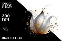 Abstract Snowdrop PNG Product Image 2