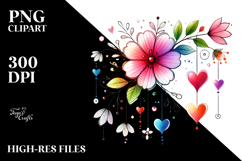 Simple Flower Sketches, PNG Product Image 2
