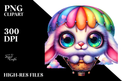 Vibrant Baby Bunny PNG Product Image 2