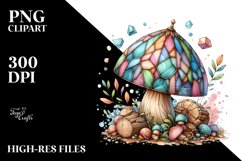 detailed pastel wooden small stained glass PNG Product Image 3