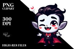 Ridiculously Cute Vampire PNG Product Image 2