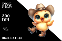 Expressive Baby Chicken Clipart Product Image 2