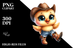 Expressive Baby Chicken Clipart Product Image 2