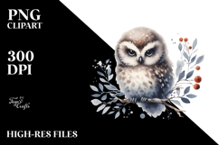 Watercollor Owl Product Image 2