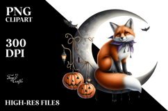 Fox with Halloween Costume PNG Product Image 2