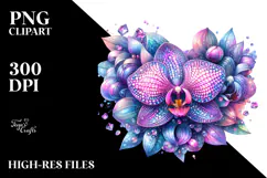 Shiny Orchid Diamonds,High-Res PNG Product Image 2