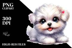 Adorable Bichpoo, Transparent PNG Product Image 2
