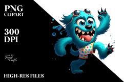 Beach Monster Dancing PNG Product Image 2