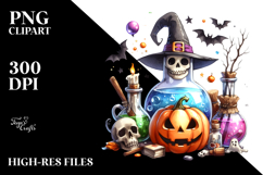 Funny Halloween Magic Potion Sublimation Clipart Product Image 2