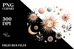 Whimsical Simple Sun PNG Product Image 2