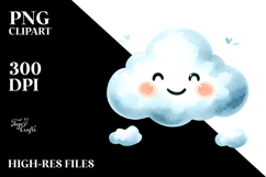 Smiling Cloud, Transparent PNG Product Image 2