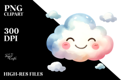 Smiling Cloud, Transparent PNG Product Image 2