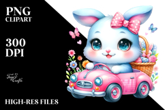 Smiling Baby Rabbit, PNG Product Image 2