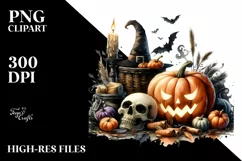Simple Halloween Pumpkin, Transparent PNG Product Image 1