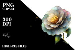 Camellia, Watercolor PNG Product Image 2