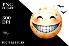 Funny Haloween Harvest Moon Clipart Product Image 1